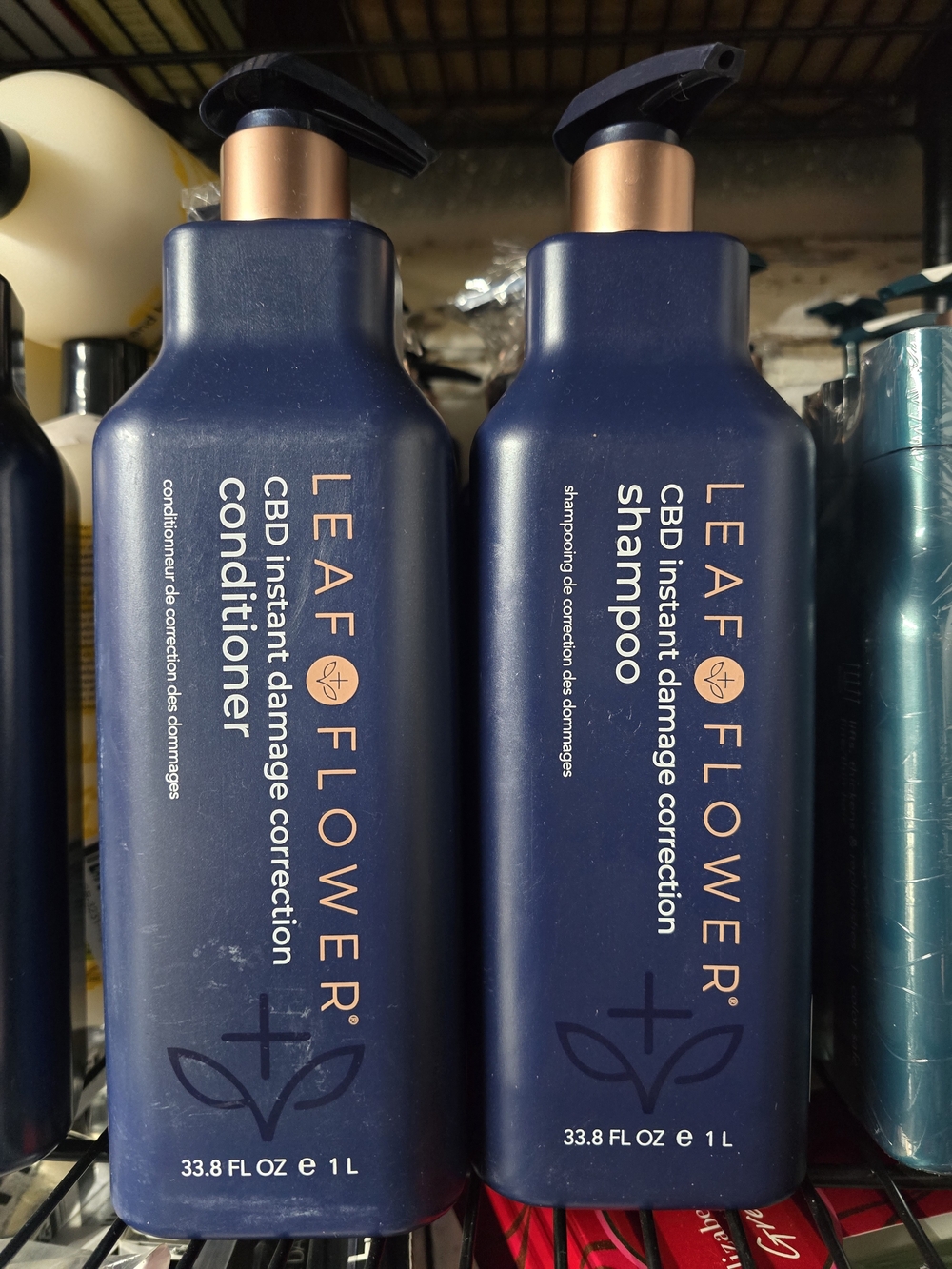 CBD Instant Damage Correction Shampoo & Conditioner - Navy